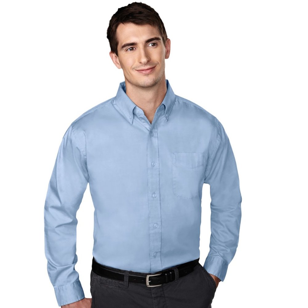 Big and Tall Oxford Shirts Blue & White